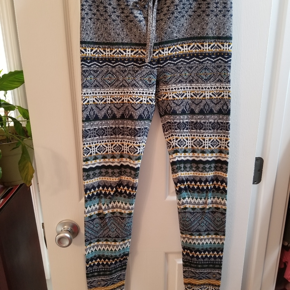American Eagle Outfitters fair isle leggings